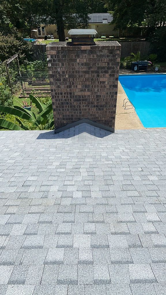 Chimney Cricket Detail — Custom Flashing project in Perdido Key, FL