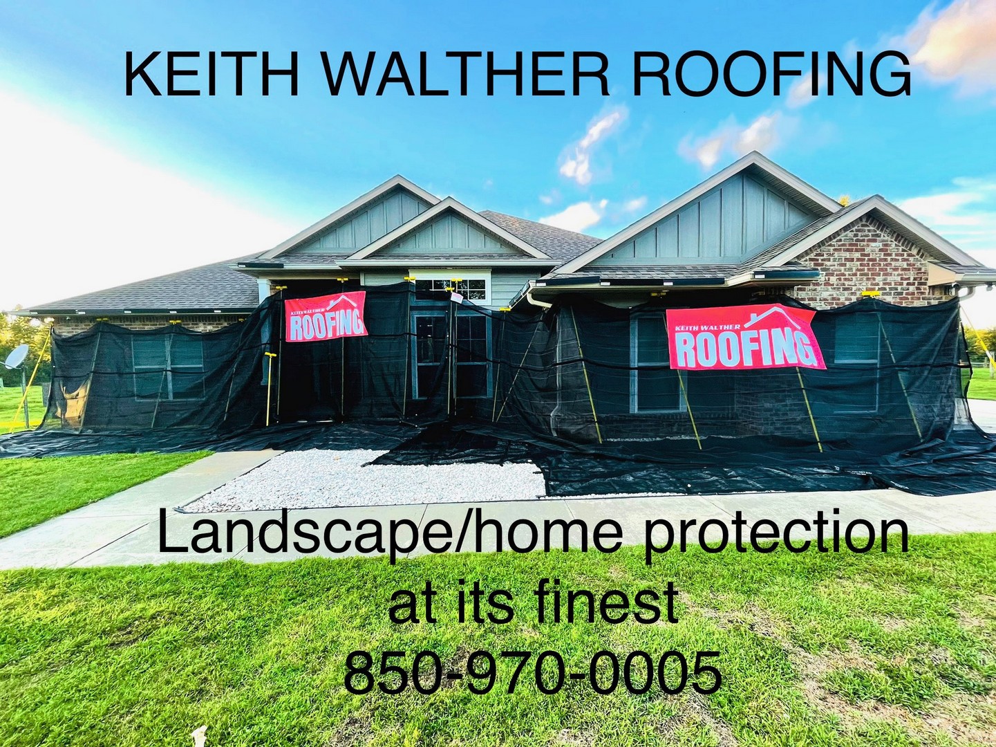 Landscape-Safe Tear-Off — Property Protection project in Navarre, FL